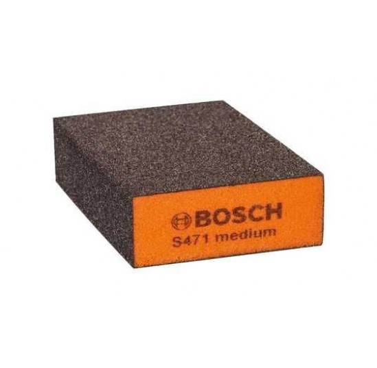 Губка шліфувальна 4-х стор 69*97*26 Р60-80 Medium (2608608225)