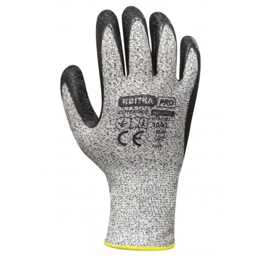 Рукавиці з латекс CutexGrip HPPE 10 обл 1/2 сірі КВІТКА PRO (110-1223-10-INI)