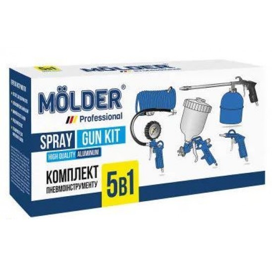 Набір пневмоінструменту 5в1 Molder (31100)