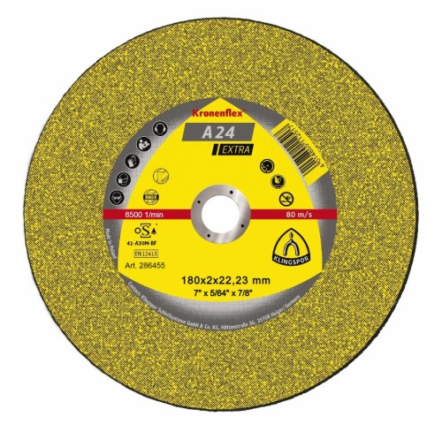 Круг відрізний по мет,180*2*22мм A24 Extra Klingspor (286455)