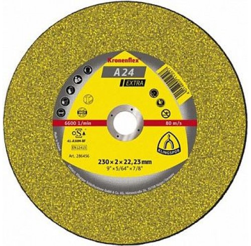 Круг відрізний по мет,230*2*22мм A24 Extra Klingspor (286456)