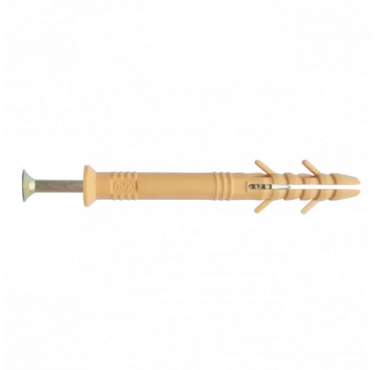 Дюбель вбивний 6*60 потай (жовтий)