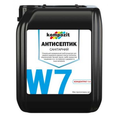 Антисептик санітарний концентрат 1:4 W7 10л