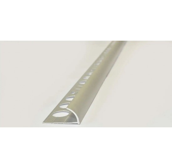Профіль для плитки зовнішній НАП 10 2.7 м срібло