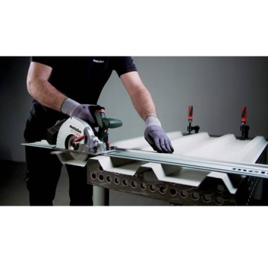 Пила циркулярна по металу акумуляторна MKS 18 LTX BL 58 диск 165мм*20мм, metaBOX 340 METABO (600773840)