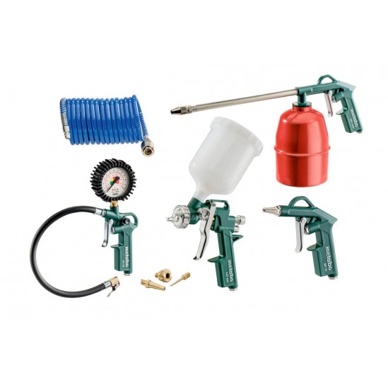 Комплект пневматичних інструментів Metabo LPZ 7 Set Картонна коробка (601586000)