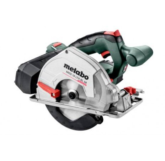 Пила циркулярна по металу акумуляторна MKS 18 LTX BL 58 диск 165мм*20мм, metaBOX 340 METABO (600773840)