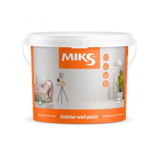 Фарба латексна біла МІКС 7кг