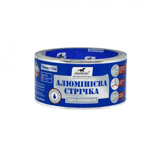 Стрічка алюмінієва 50*10м MUSTANG