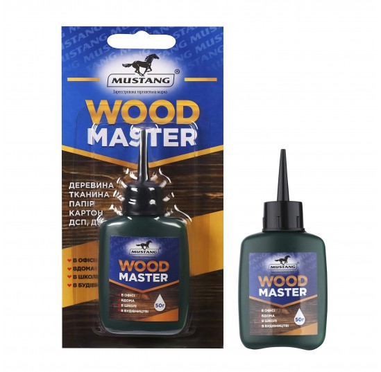 Клей WOODMASTER MUSTANG 50г
