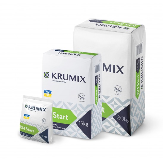 Штукатурка гіпсова стартова KRUMIX 5 кг. KM-Start