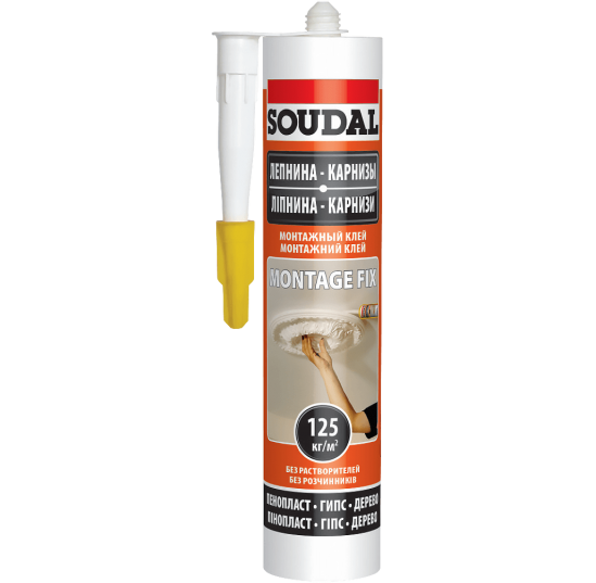 Клей будівельний Soudal Montage Fix 280мл