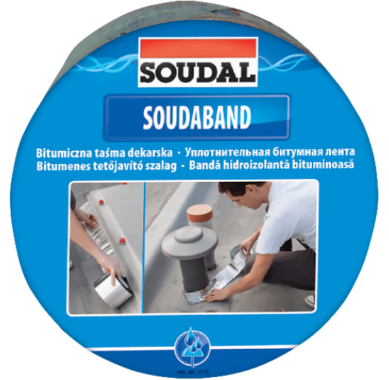 Стрічка ущільнююча бітумна Soudal 7,5см*10м графіт