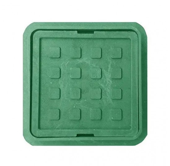 Люк каналізаційний 300*300 зелений  А-15