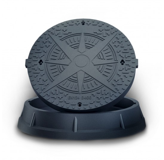 Люк каналізаційний 40т чорний