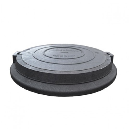 Люк каналізаційний ТУ чорний (до 8т)