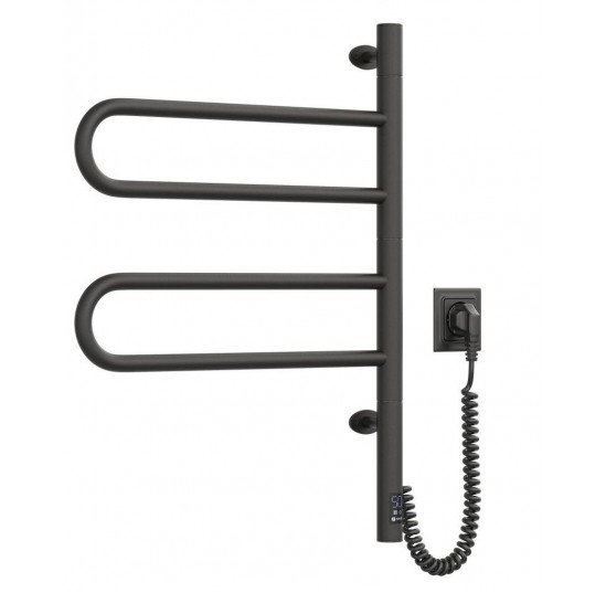 Рушникосушка ел. Fouette 480*600 Sensor Чорний маур