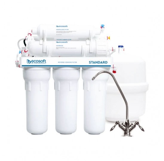 Система зворотного осмосу Ecosoft Standart 6-50M з мінералізатором (MO650MECOSTD)
