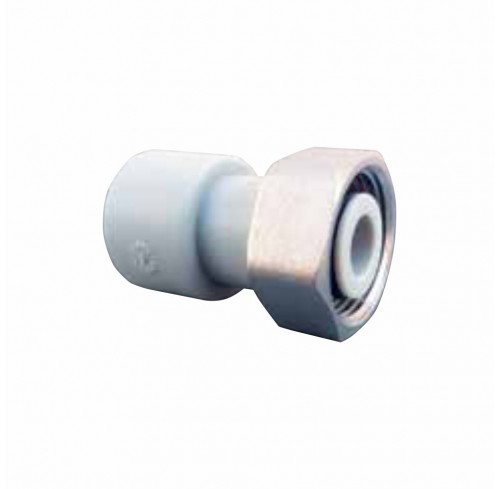 Муфта ЄВРО пластмасова 20*3/4" EK з накидною гайкою PPL