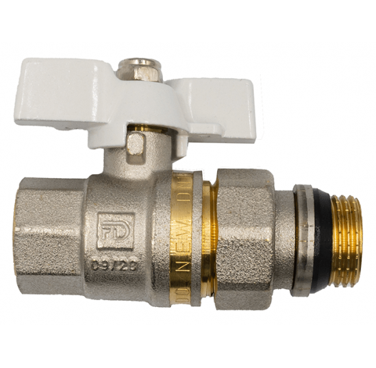 Кран шаровий 1 1/4" американка FADO new (ручка-метелик)