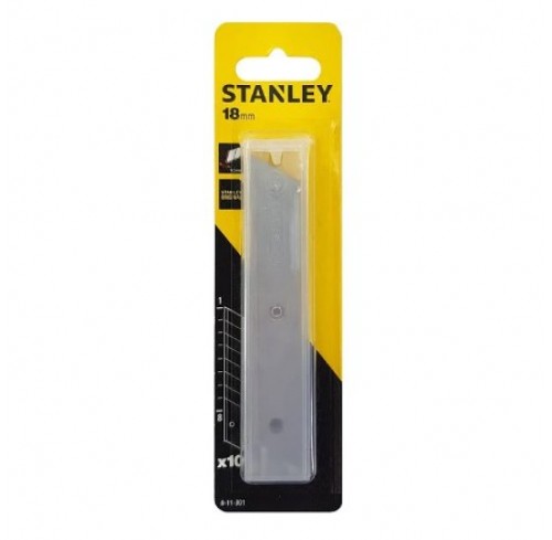 Лезо для ножів 18мм(10шт) Stanley блістер (0-11-301)
