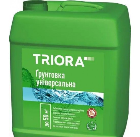 Грунтовка універсальна 5л акрилова ТРІОРА