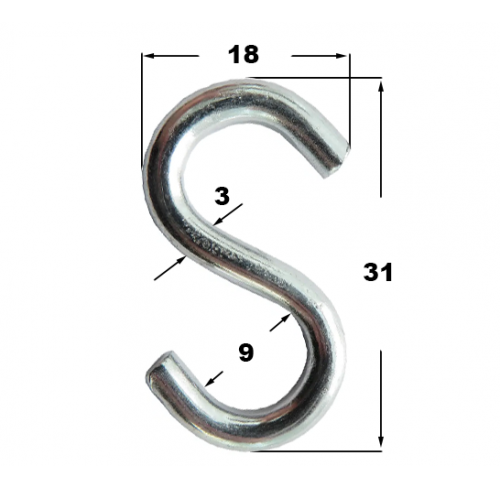 Ланка типу S 3мм (556-03)
