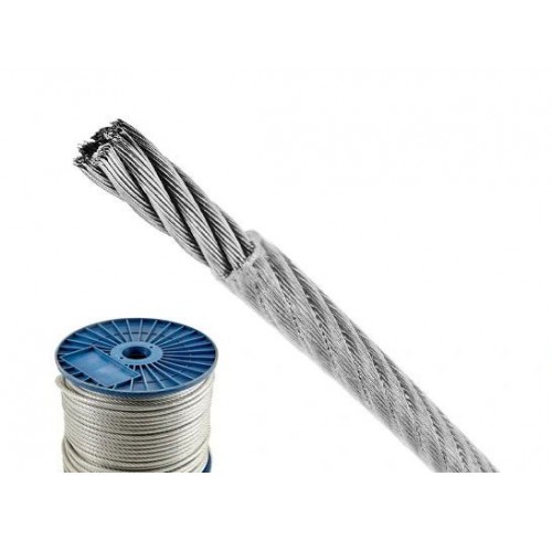 Трос оцинк. 1,0 в оплетенні 2,0мм (572-21)