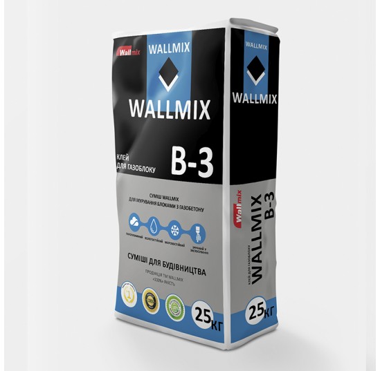 КЛЕЙ ДЛЯ ГАЗОБЛОКУ WALLMIX B-3