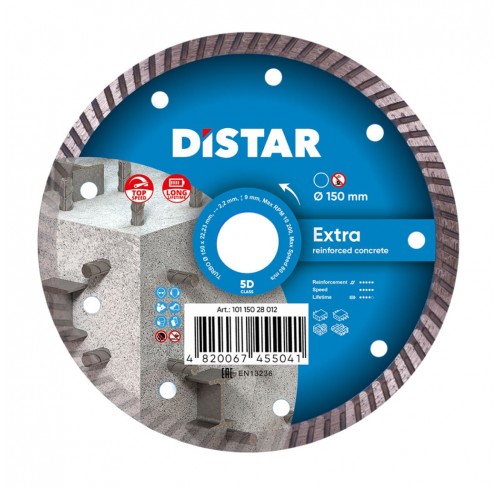 Круг алмазний відрізний 150*2,2*9*22,23   Distar Extra (10115028012)