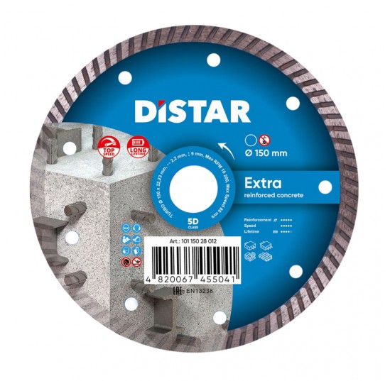 Круг алмазний відрізний 150*2,2*9*22,23   Distar Extra (10115028012)