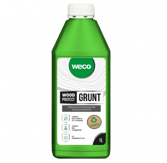 Грунт для дерева WOOD Protect WECO 1л