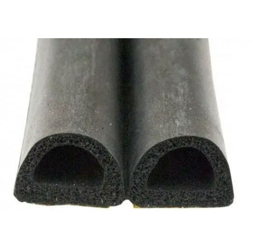 Ущільнювач гумовий 40м 14*12 чорний