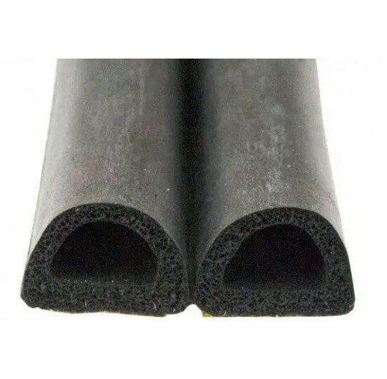 Ущільнювач гумовий 40м 14*12 чорний