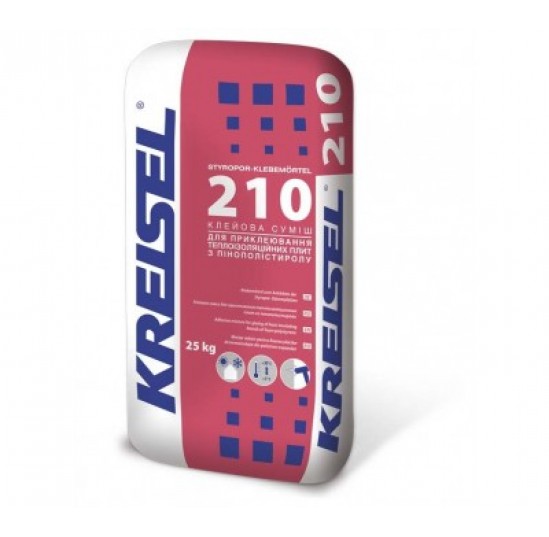 Клеюча суміш для пінопласту  KREISEL MULTI 210/25кг