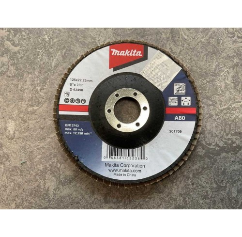 Круг пелюстковий 125*22,2 А80 MAKITA (D-63498)