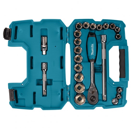 Набір головок з тріскачкою 1/2", 23 шт Makita (B-65589)