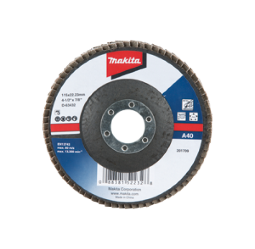 Круг пелюстковий 125*22,2 А40 MAKITA (D-63476)