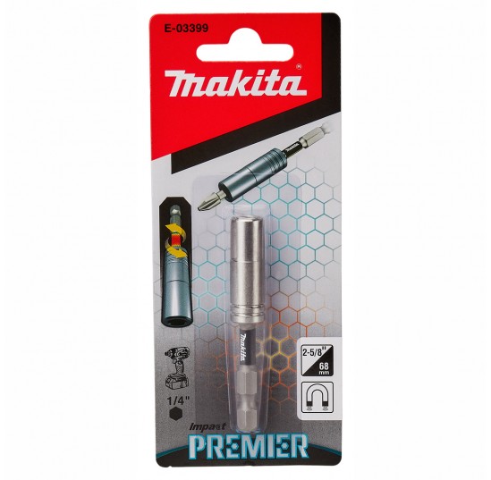 Тримач біт магнітний торсіонний (ударний) Impact Premier, 66 мм МАКІТА (E-03399)