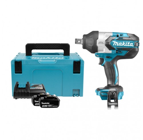 Акумуляторний ударний гайкокрут DTW1001RTJ LXT 18B 5Aг-2шт DC18RC Makpac 1050hm 3/4 MAKITA