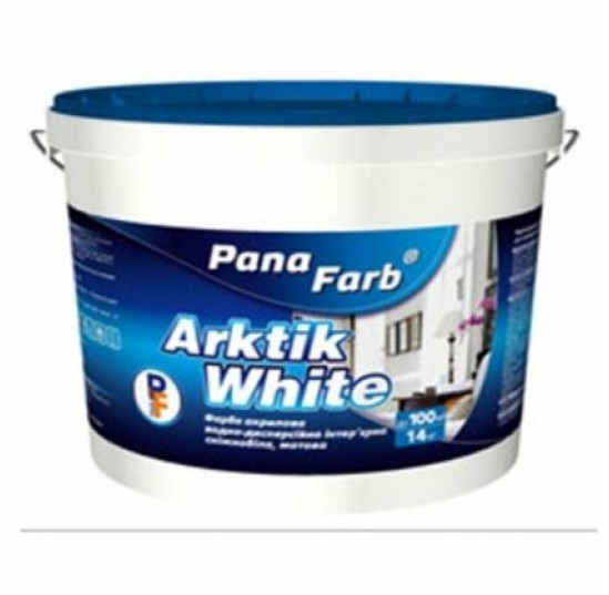 Фарба акрилова для стін та стель "Arсtic  White" 12,6кг