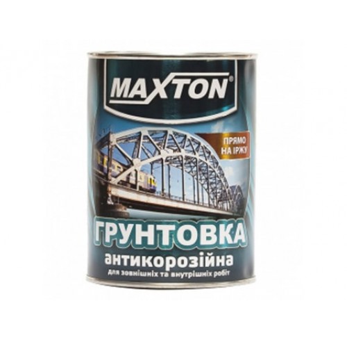 Грунт антикорозійний "Maxton" сірий 0,9кг