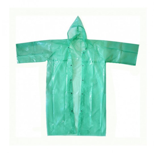 Плащ-дощовик рибацький, на кнопках, зелений, розмір 60-62 (70-162-1)