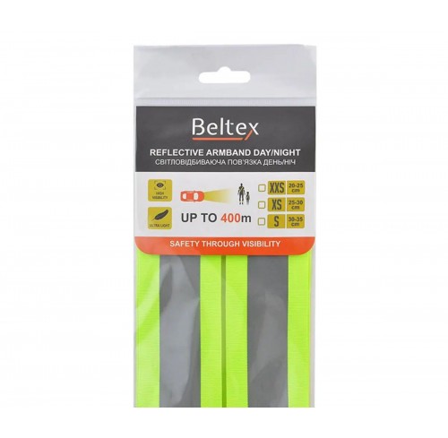 Пов'язка світловідбиваюча жовта 25-30см