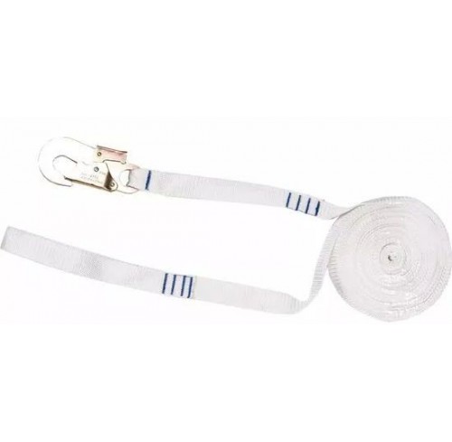 Фал рятувальний 12м капронова стрічка з карабіном М 02479