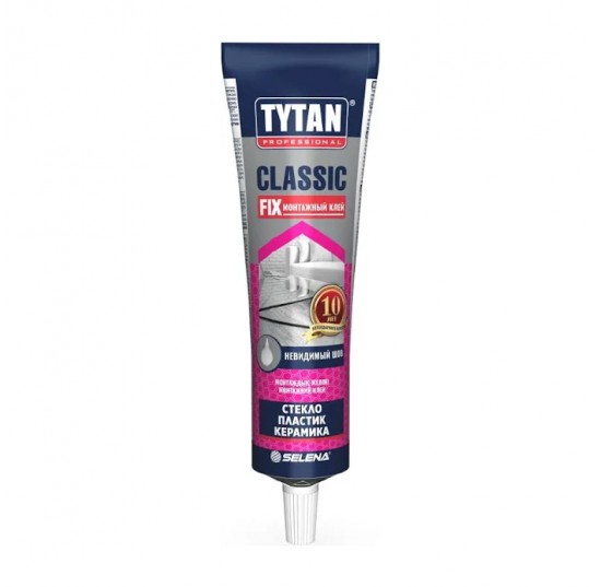 Клей будівельний Tytan Classic Fix 100 мл прозорий