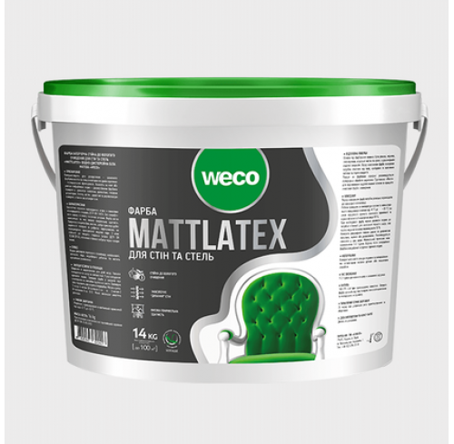 Фарба латексна WECO MATLATEX 3,2кг