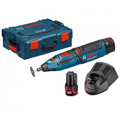 Гравер акумуляторний GRO 10,8 V-LI 2x2,0AH L-Boxx BOSCH 06019C5001