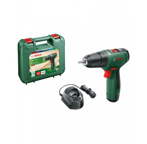 Шуруповерт акумуляторний EasyDrill 1200 ( 1.5Ah, 1шт, ЗП, валіза) BOSCH зелений 06039D3006