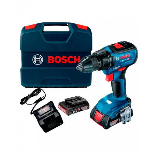 Шуруповерт акумуляторний GSR 18V-50 (2 шт 18V 2,0 Ah, ЗП GAL 18V-20, L-case) Bosch 06019H5000